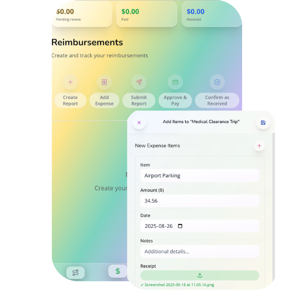 TheEgg App Expenses